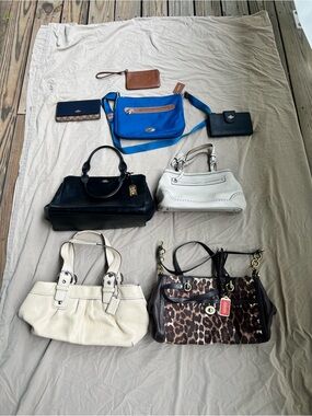 Coach handbag lot of 8